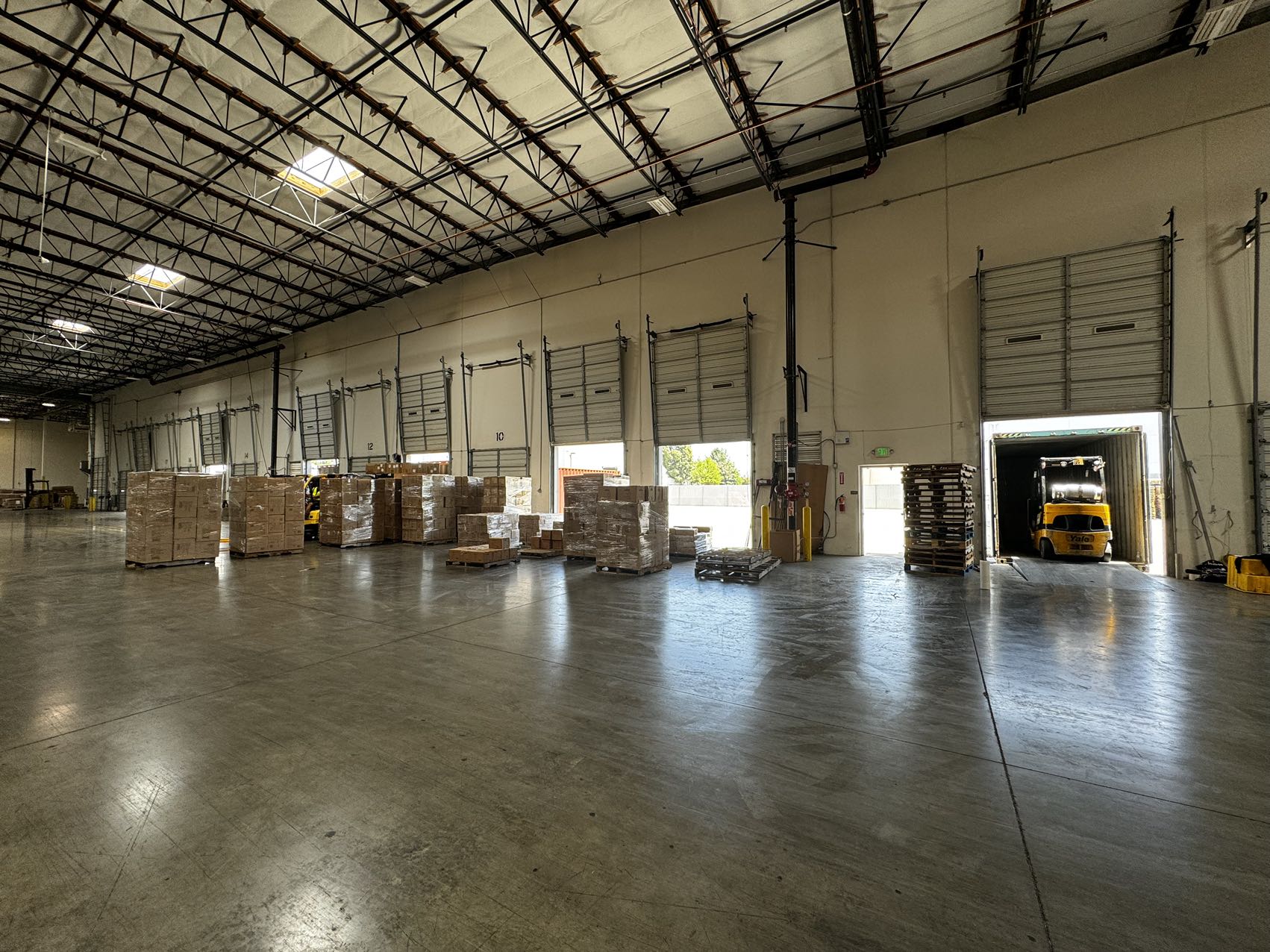 New Jersey warehouse loading area